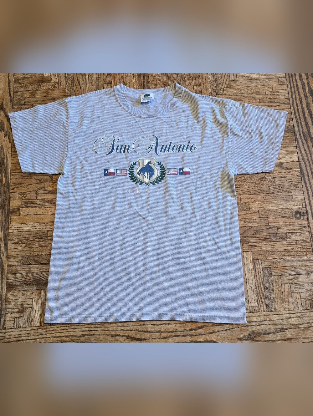 Vintage Kingstree Classic San Antonio Authentic Shirt Single Stitch Sz L